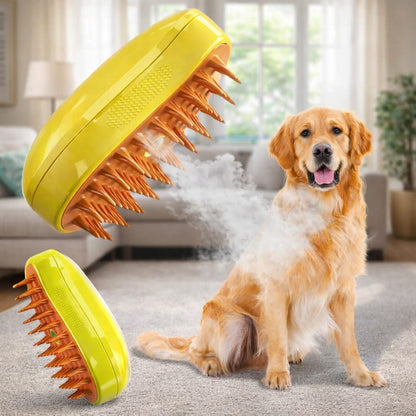 Cepillo de Vapor Eléctrico para Mascotas 3 en 1