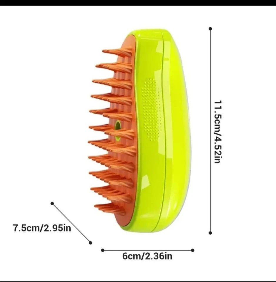 Cepillo de Vapor Eléctrico para Mascotas 3 en 1